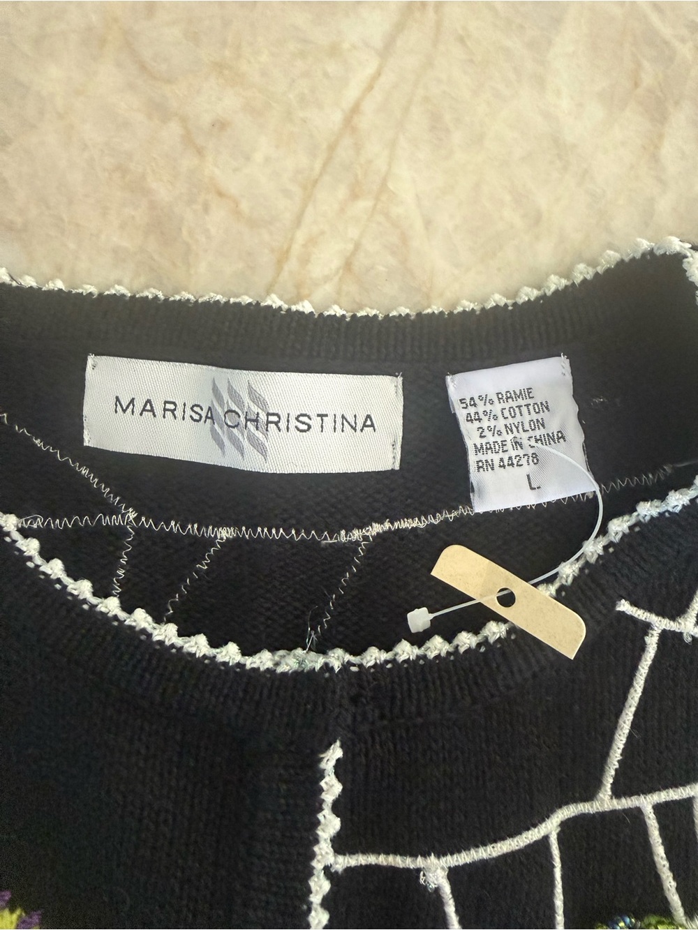 Marisa Christina Black Halloween Vest with Pumpkin & Owl Appliqués - Picture 7 of 9
